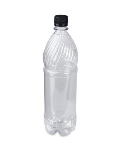 Бутылка пивная ПЭТ 1 л (прозрачная) с крышкой
