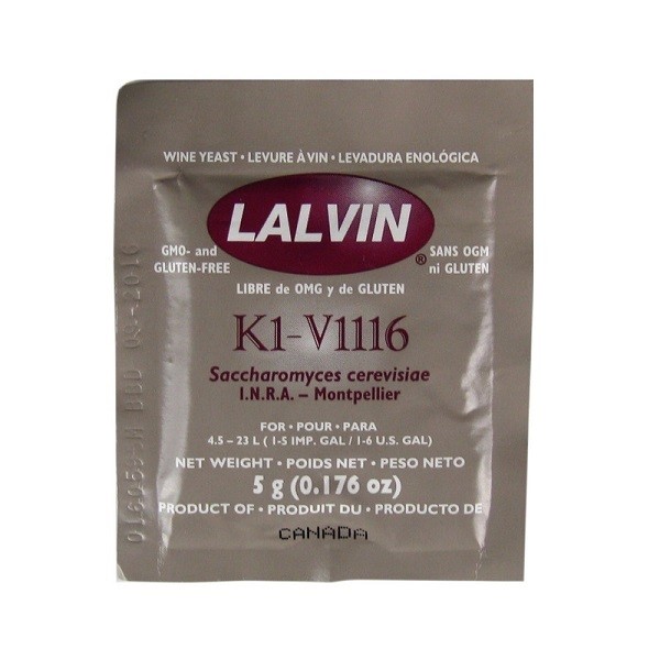 Дрожжи винные Lalvin ICV K1V-1116