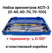 Набор ареометров АСП-3 (0-40